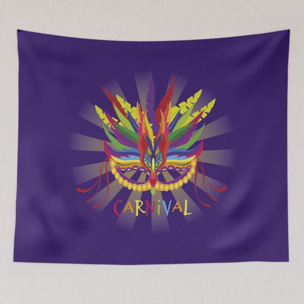 Item preview, Brazilian Carnival Colorful Samba Festival Art designed and sold by Retr0Tshirts.