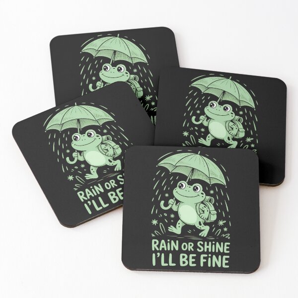 Item preview, Cute Frog Positive Mental Health Kawaii Aesthetic designed and sold by TikCore.