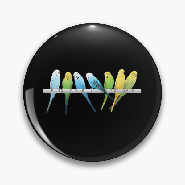 Item preview, Rows of Budgies on a Perch designed and sold by enkwcahfc38.