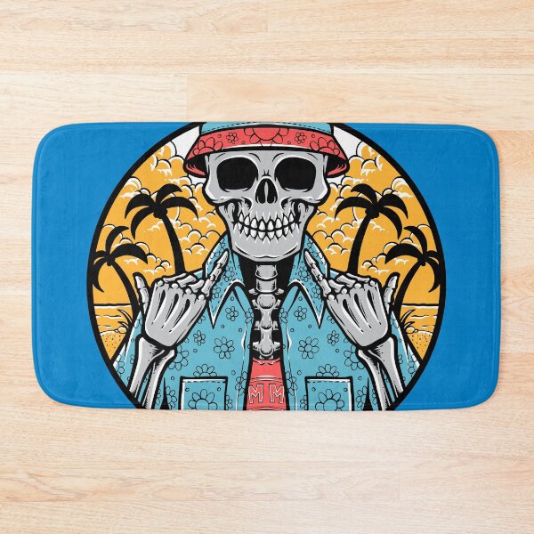 Item preview, Summer Vibe Skull Beach Aesthetic designed and sold by Retr0Tshirts.