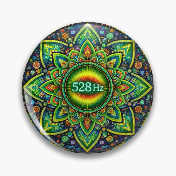 Item preview, 528 Hz - Dreamcolor Heart Frequency Mandala designed and sold by Anamcaradivine.