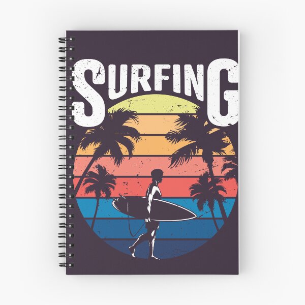 Item preview, Vintage Surfing Wave Beach Design designed and sold by Retr0Tshirts.
