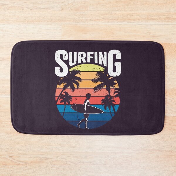 Item preview, Vintage Surfing Wave Beach Design designed and sold by Retr0Tshirts.