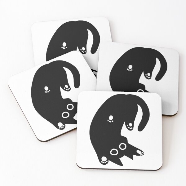 Item preview, Upside Down Black Cat designed and sold by AnimaliaStar.