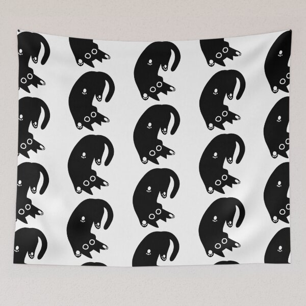 Item preview, Upside Down Black Cat designed and sold by AnimaliaStar.