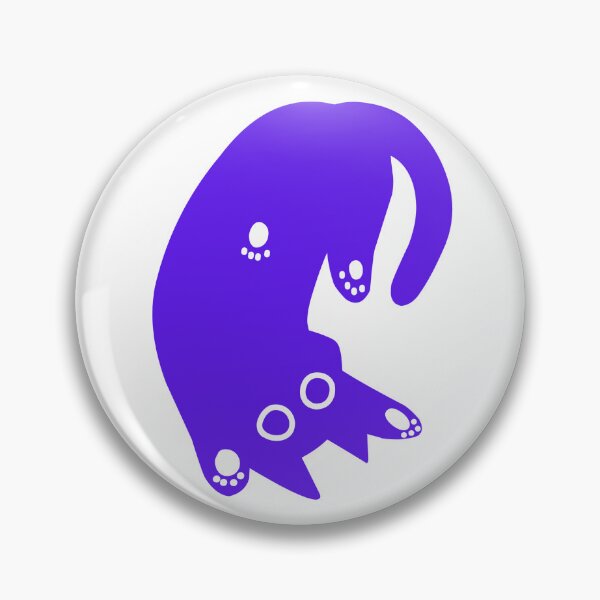 Item preview, Upside Down Purple Cat designed and sold by AnimaliaStar.