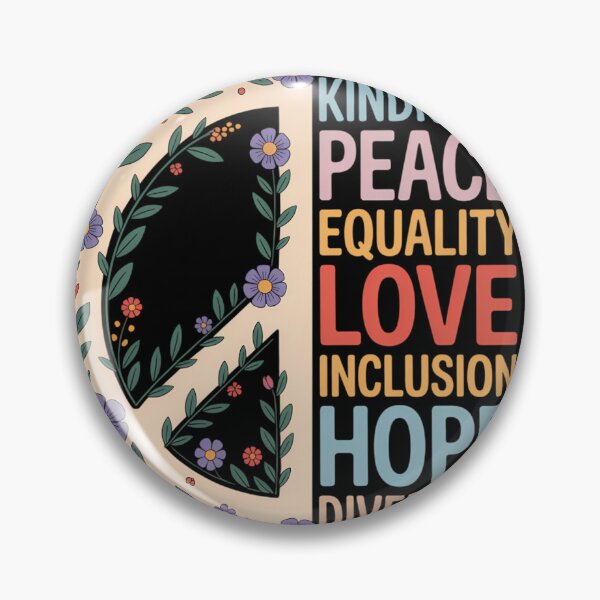Item preview, Diversity Equality Love Peace Human Rights Social Justice designed and sold by soundfulamp.