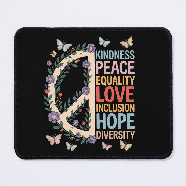 Item preview, Diversity Equality Love Peace Human Rights Social Justice designed and sold by soundfulamp.