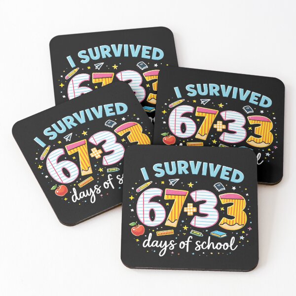 Item preview, I Survived 100 Days of School  67 + 33 Days designed and sold by Schroedingerska.