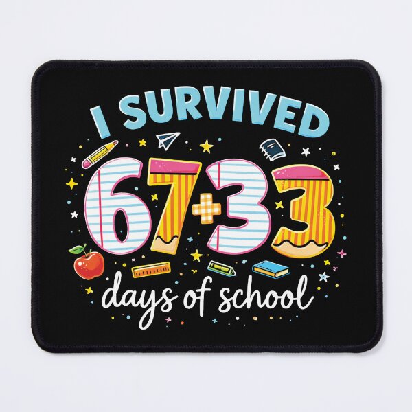 Item preview, I Survived 100 Days of School 67 + 33 Days designed and sold by Schroedingerska.
