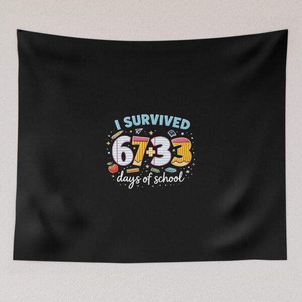 Item preview, I Survived 100 Days of School  67 + 33 Days designed and sold by Schroedingerska.