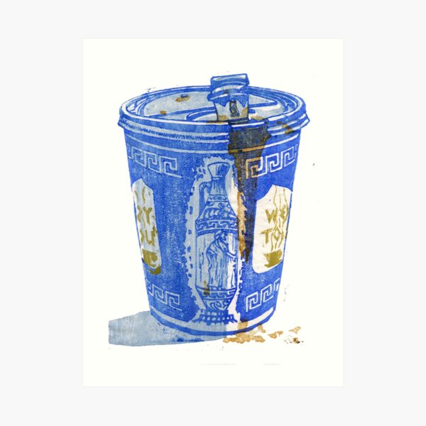 New York Deli Coffee Cup Art Print