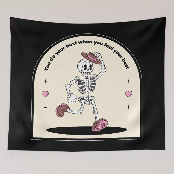 Item preview, Preppy Skeleton Aesthetic Cute Skull Design designed and sold by Retr0Tshirts.