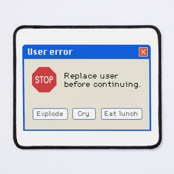 Item preview, User Error: Explode Cry Eat Lunch designed and sold by Retr0Tshirts.