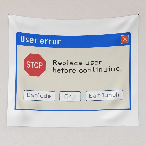 Item preview, User Error: Explode Cry Eat Lunch designed and sold by Retr0Tshirts.