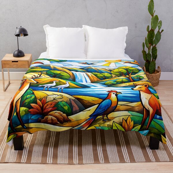 Item preview, Cubist nature in colors designed and sold by Sigtrix.
