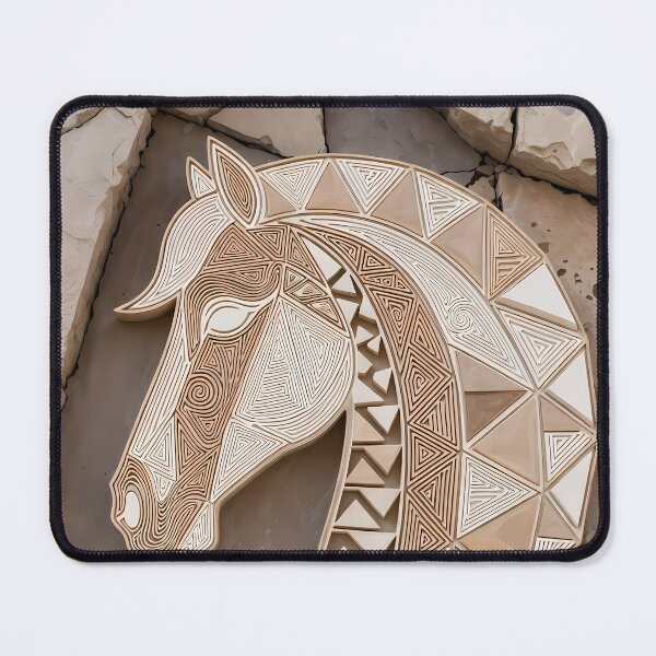 Item preview, Horse Theme Rock Wall Mural (image size 7840x11680) designed and sold by Digital-Davinci.