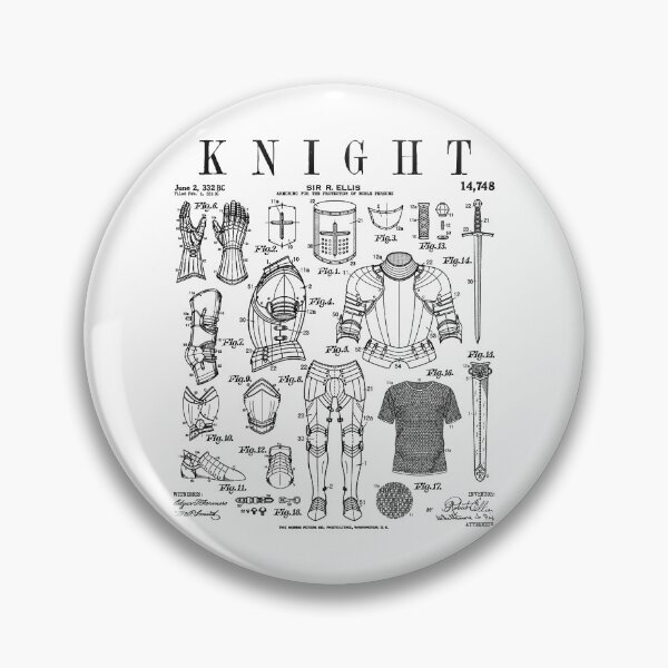 Item preview, Medieval Knight Armor Funny Vintage Patent Armour Knights designed and sold by GrandeDuc.