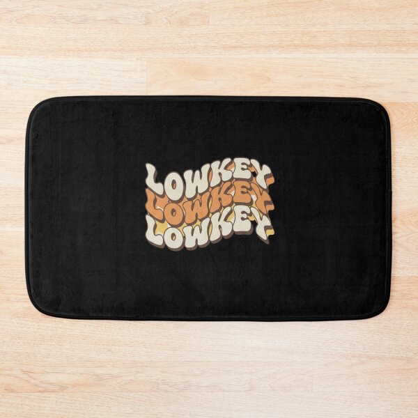 Item preview, LOWKEY Retro Repeating Text designed and sold by TinyJoy Studio.