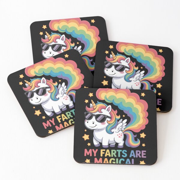 Item preview, Farting Funny Unicorn Rainbow Squad designed and sold by morecondtiwhip.