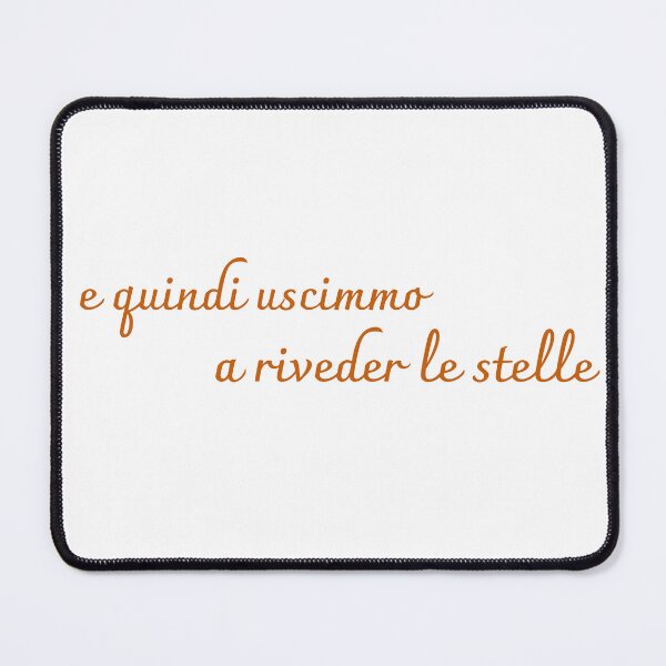 Item preview, E Quindi Uscimmo a Riveder le Stelle — Dante Inferno Quote Typography designed and sold by OrikuStudio.