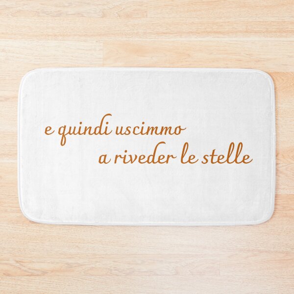 Item preview, E Quindi Uscimmo a Riveder le Stelle — Dante Inferno Quote Typography designed and sold by OrikuStudio.