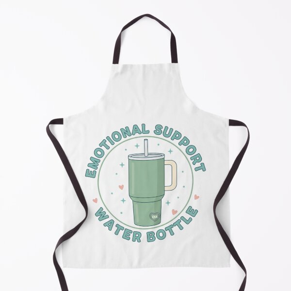 Item preview, Emotional Support Water Bottle Sticker - Hydration Reminder Stanley Cup Hydroflask Funny designed and sold by RealVibeVault.