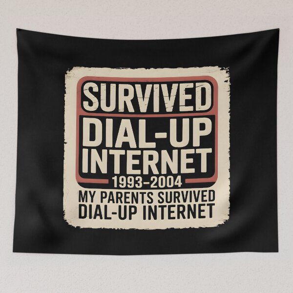 Item preview, Survived Dial-Up Internet 1993–2004 Vintage designed and sold by PROPera-design.