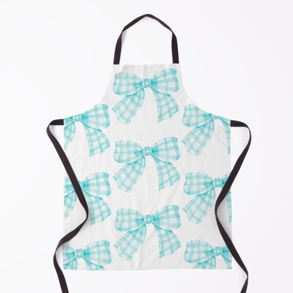 Item preview, Pastel Blue Gingham Check Bow designed and sold by AnimaliaStar.