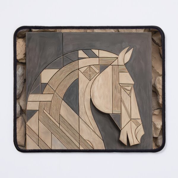 Item preview, Horse Theme Rock Wall Mural (image size 7840x11680) designed and sold by Digital-Davinci.