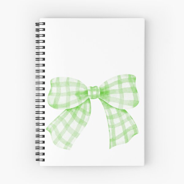 Item preview, Pastel Green Gingham Check Bow designed and sold by AnimaliaStar.