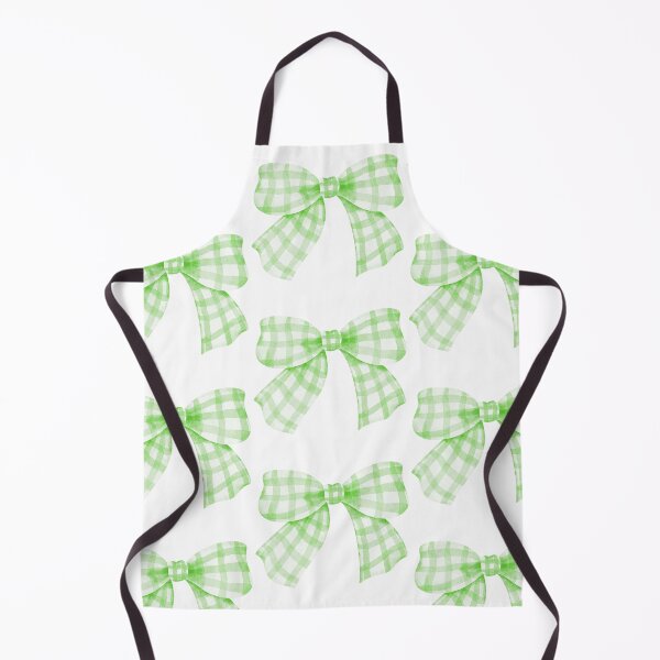 Item preview, Pastel Green Gingham Check Bow designed and sold by AnimaliaStar.