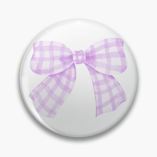 Item preview, Pastel Purple Gingham Check Bow designed and sold by AnimaliaStar.