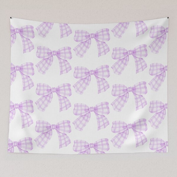 Item preview, Lazo de cuadros vichy morado pastel designed and sold by AnimaliaStar.