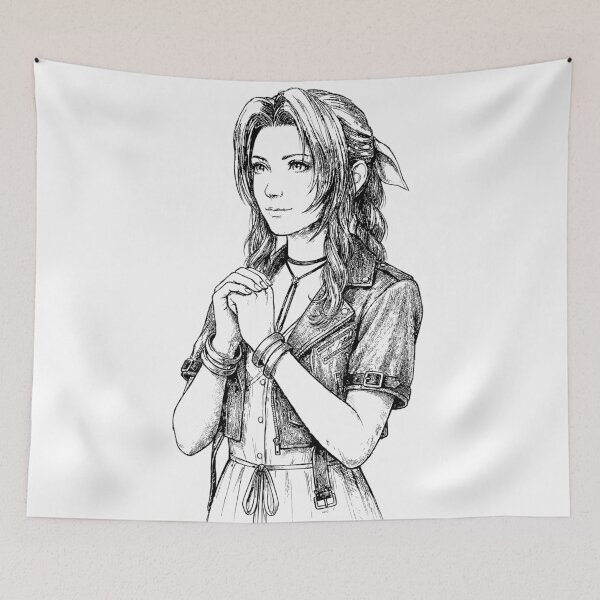 Item preview, Aerith Gainsborough Final Fantasy VII FF7 FFVII Fanart designed and sold by bapupa.