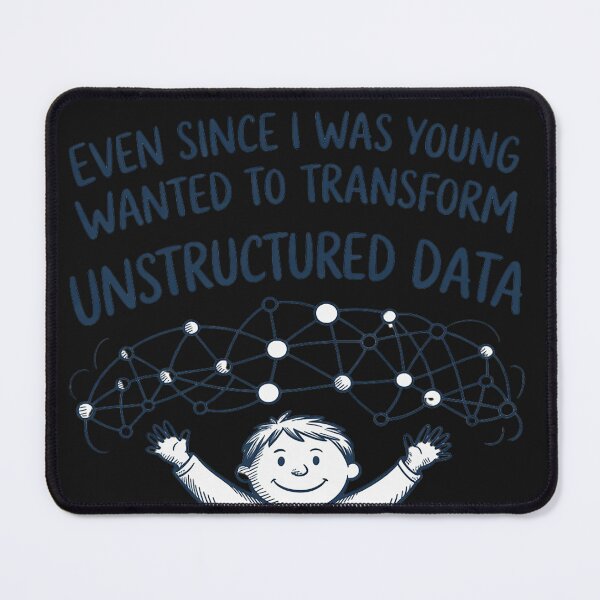 Item preview, Ever Since I was Young I Wanted Transform Unstructured Data designed and sold by lamsaoniutoi.