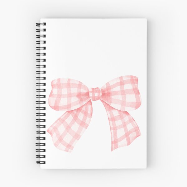 Item preview, Pastel Pink Gingham Check Bow designed and sold by AnimaliaStar.