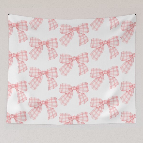 Item preview, Lazo de cuadros vichy rosa pastel designed and sold by AnimaliaStar.