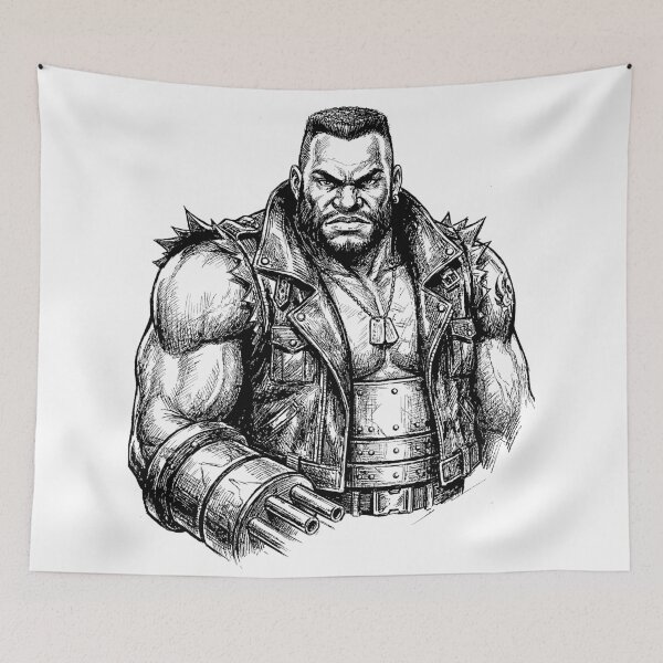 Item preview, Barret Wallace Final Fantasy VII FF7 FFVII Fanart designed and sold by bapupa.