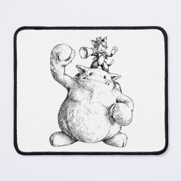 Item preview, Cait Sith and Moogle Final Fantasy VII FF7 FFVII Fanart designed and sold by bapupa.