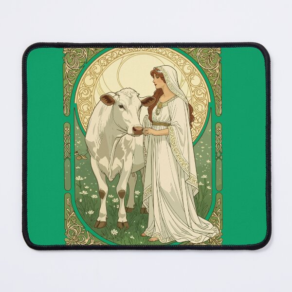 Item preview, St Brigid and White Cow designed and sold by taiche.