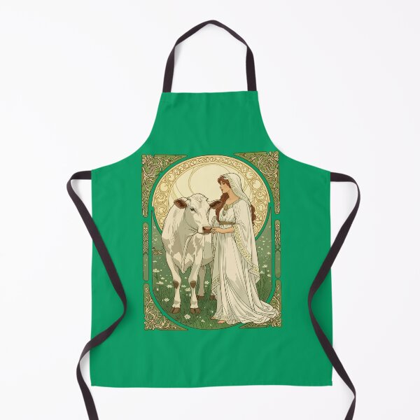 Item preview, St Brigid and White Cow designed and sold by taiche.