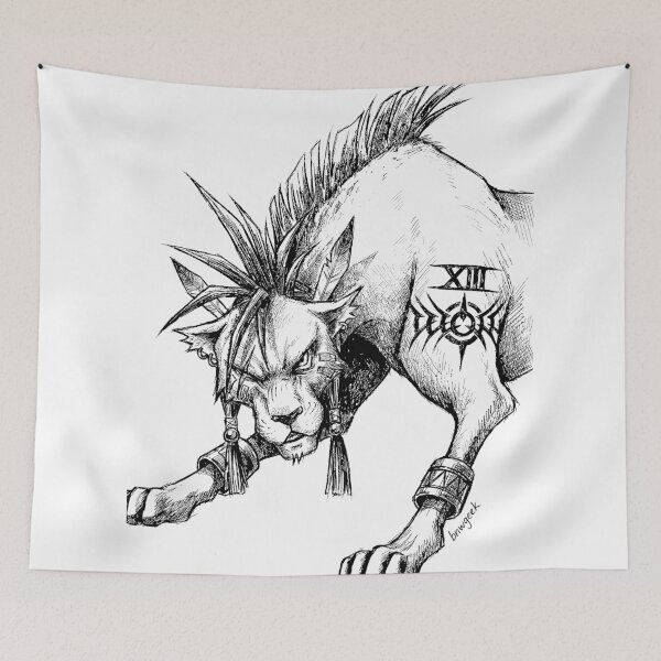 Item preview, Red XIII Final Fantasy VII FF7 FFVII Fanart designed and sold by bapupa.