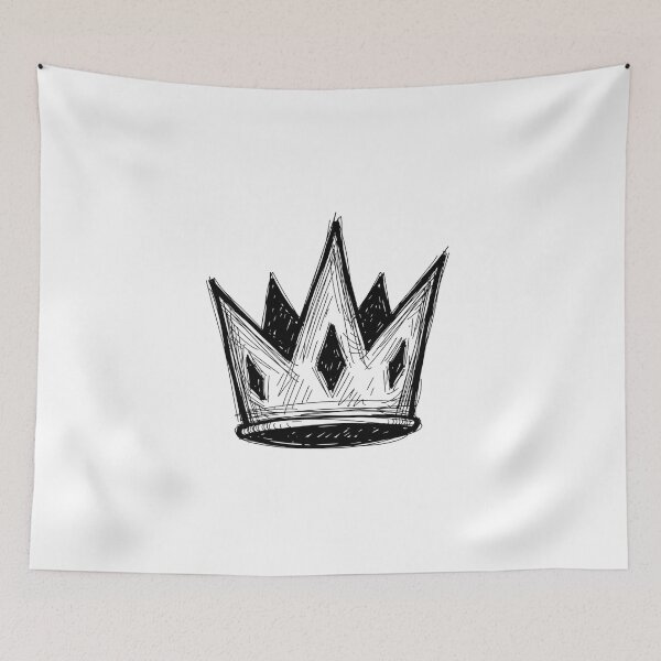Item preview, Rough Doodle Crown Sketch - Imperfect Art designed and sold by INNER WINNER YOU.