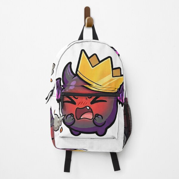 Item preview, Zot the Tiny Demon: Cute Rage & Fire Breath Fail (Funny Kawaii Sticker) designed and sold by ColorTheoryLab.