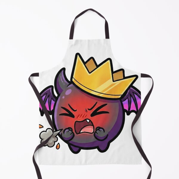Item preview, Zot the Tiny Demon: Cute Rage & Fire Breath Fail (Funny Kawaii Sticker) designed and sold by ColorTheoryLab.