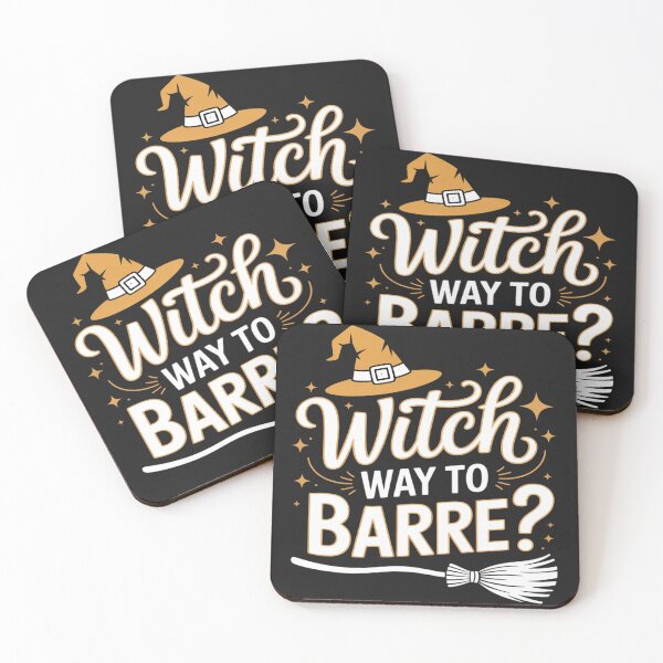 Item preview, Funny Barre Halloween Witch Way to Barre designed and sold by trinfhri.