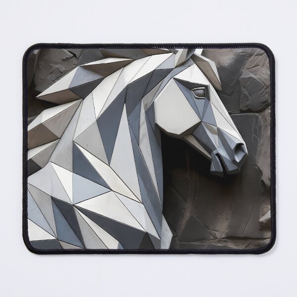 Item preview, Horse Theme Rock Wall Mural (image size 7840x11680) designed and sold by Digital-Davinci.