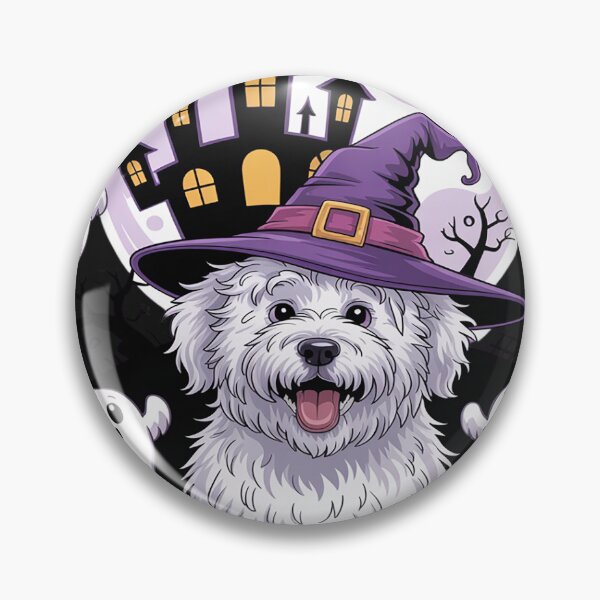 Item preview, Puli Cute Dog Halloween Witch Pumpkin designed and sold by Dolostope.
