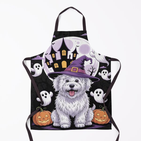 Item preview, Puli Cute Dog Halloween Witch Pumpkin designed and sold by Dolostope.